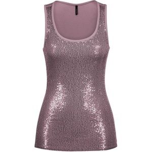 Maurices Plum Sequin Tank Top. Size: S
